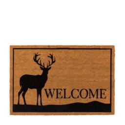 Cedar and Sage Magestic Stag Welcome Coir Doormat - thumbnail 1