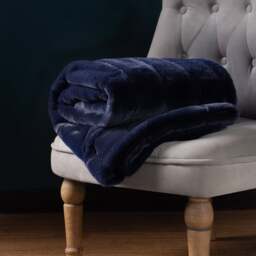 Empress Faux Fur Throw Blanket - thumbnail 1