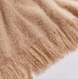 Faux Mohair Throw Blanket 235cm x 235cm - thumbnail 2