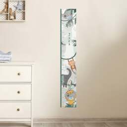 Personalised Tiny Tatty Teddy Wild One Height Chart