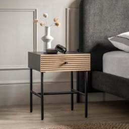 Hanwell 1 Drawer Bedside Table - thumbnail 2