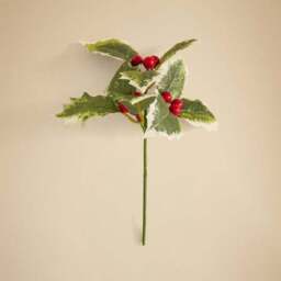 Variegated Holly Pick Tree Decoration - thumbnail 2