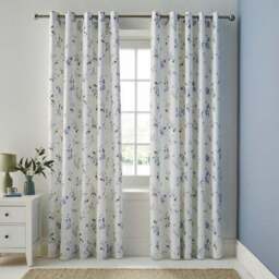 Nola Floral Eyelet Curtains - thumbnail 2