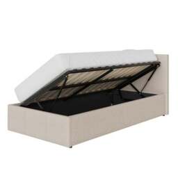 Side Lift Ottoman Bed Frame, Fabric - thumbnail 5