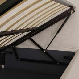 Side Lift Ottoman Bed Frame, Fabric - thumbnail 4