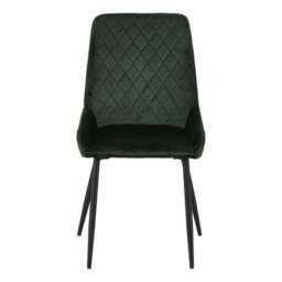 Athens 4 Seater Rectangular Dining Table with 4 Avery Chairs, Concrete Effect - thumbnail 4