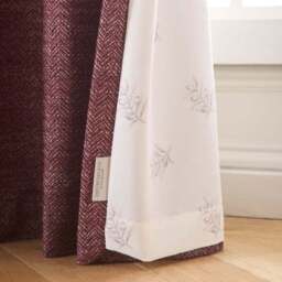 Churchgate Swithland Herringbone Eyelet Curtains (Blackout Available) - thumbnail 6