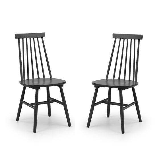Alassio Set of 2 Spindle Dining Chairs - image 1