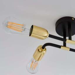 Kacy 4 Light Flush Ceiling Light - thumbnail 4