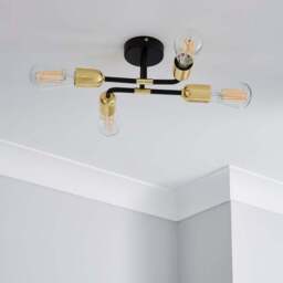 Kacy 4 Light Flush Ceiling Light - thumbnail 2