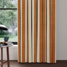 Elements Stripe Linen Look Made to Measure Curtains - thumbnail 1