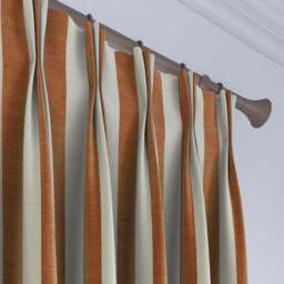 Elements Stripe Linen Look Made to Measure Curtains - thumbnail 4