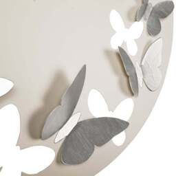Hometime Round Butterfly Wall Clock - thumbnail 2
