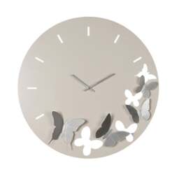 Hometime Round Butterfly Wall Clock - thumbnail 1