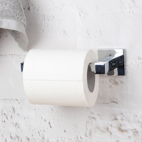 Square Wall Mounted Toilet Roll Holder by Dunelm