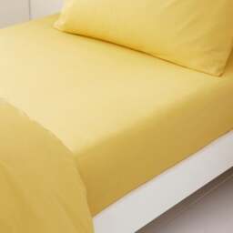 Set of 2 Pure Cotton Fitted Bed Sheets - thumbnail 1