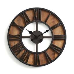 Fulton Industrial Skeleton Wall Clock - thumbnail 3