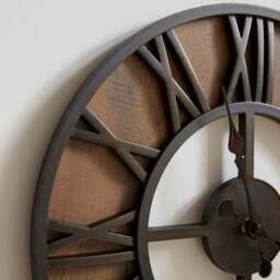 Fulton Industrial Skeleton Wall Clock - thumbnail 2