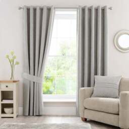Chenille Eyelet Curtains (Blackout Available) - thumbnail 2