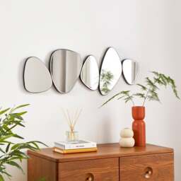 Pebble Shapes Wall Mirror