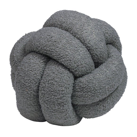 Furn. Boucle Knot Round Cushion - image 1