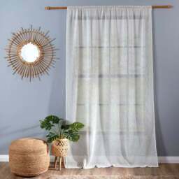 Recycled Polyester Slot Top Single Voile Panel - thumbnail 4