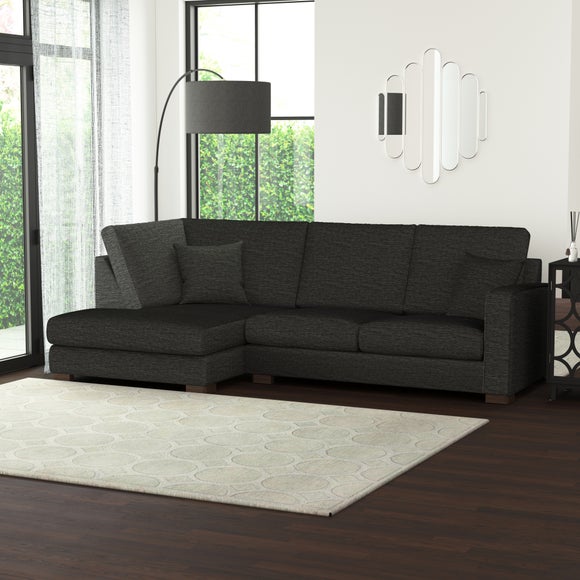 Carson Deep Sit Vivalife Stain-Resistant Fabric Corner Sofa - image 1