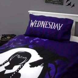 Wednesday Destined Single Duvet Cover and Pillowcase Set - thumbnail 2