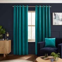 Luxe Velour Eyelet Curtains (Blackout Available) - thumbnail 2