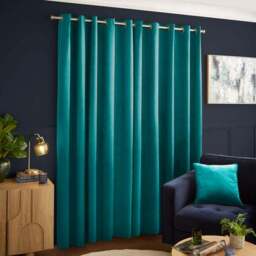 Luxe Velour Eyelet Curtains (Blackout Available) - thumbnail 4