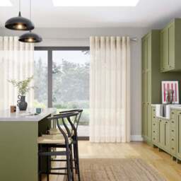 Sapphire Made to Measure Fire Retardant Voile Curtains - thumbnail 2