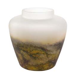 Hestia Glass Decorative Wide Rimmed Vase
