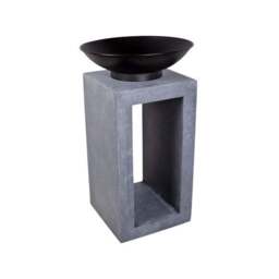 Fire Pit & Square Console Cement - thumbnail 2