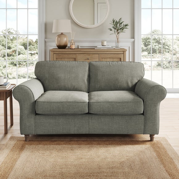 Flori Tonal Plush Chenille 2 Seater Sofa - image 1