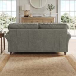 Flori Tonal Plush Chenille 2 Seater Sofa - thumbnail 3
