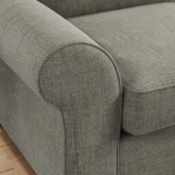 Flori Tonal Plush Chenille 2 Seater Sofa - thumbnail 5