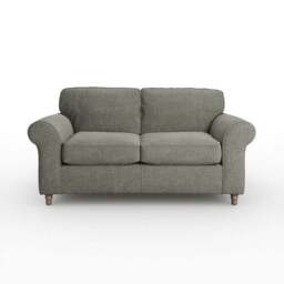 Flori Tonal Plush Chenille 2 Seater Sofa - thumbnail 6