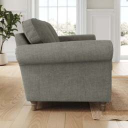 Flori Tonal Plush Chenille 2 Seater Sofa - thumbnail 2