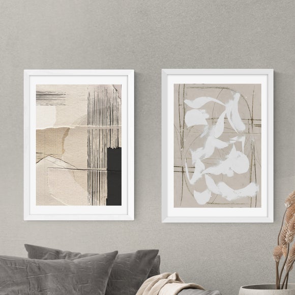 Set of 2 East End Prints Paper Abstract Prints - image 1