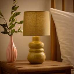 Bea Reactive Glaze Table Lamp - thumbnail 2