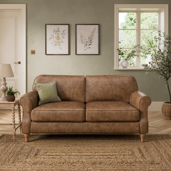 Millie Soft Faux Leather 2 Seater Sofa - image 1