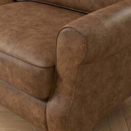 Millie Soft Faux Leather 2 Seater Sofa - thumbnail 4