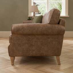 Millie Soft Faux Leather 2 Seater Sofa - thumbnail 3