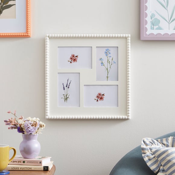 Bobbin Square White Multi Photo Frame - image 1