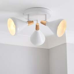 Elements Wolston 3 Light Semi Flush Spotlight - thumbnail 1