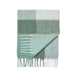 Catherine Lansfield Faux Mohair Check Throw Blanket 130cm x 170cm - thumbnail 4