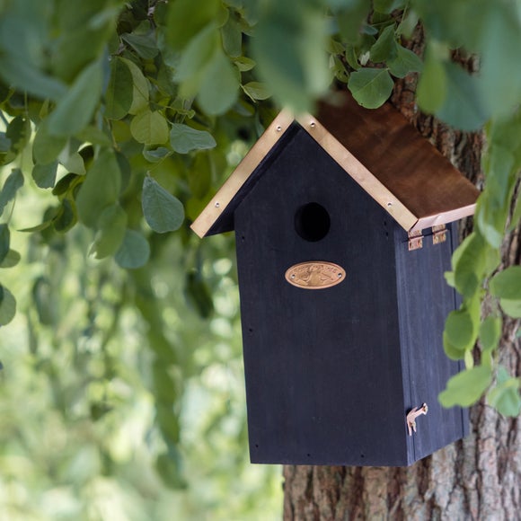 Fallen Fruits Black Copper Blue Tit Bird House - image 1
