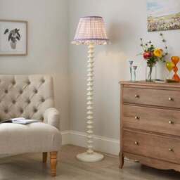 Carys Frilled Gingham Lamp Shade - thumbnail 4