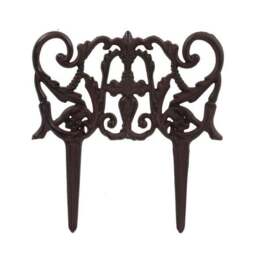 Fallen Fruits Cast Iron Decorative Lawn Edging - thumbnail 2