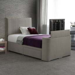 Sweet Dreams Venice Vertical Pleated TV Bed - thumbnail 1
